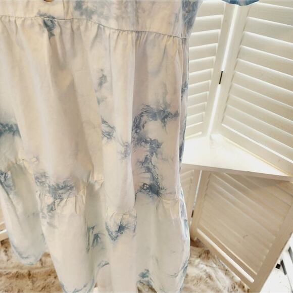 MADEWELL TIE DYE FLAIR DRESS SIZE SMALL - Picture 3 of 7